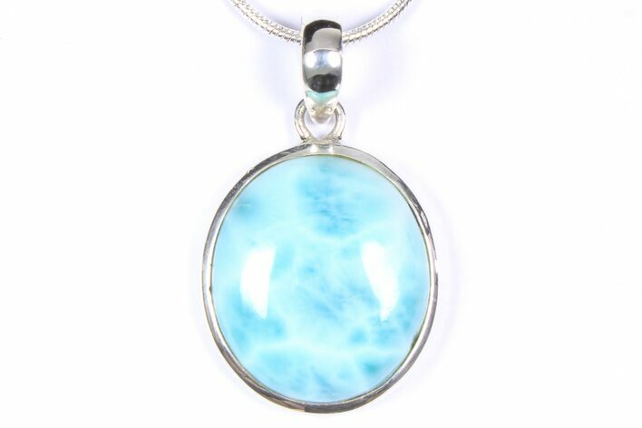 Stunning Larimar Pendant (Necklace) - Sterling Silver #382315